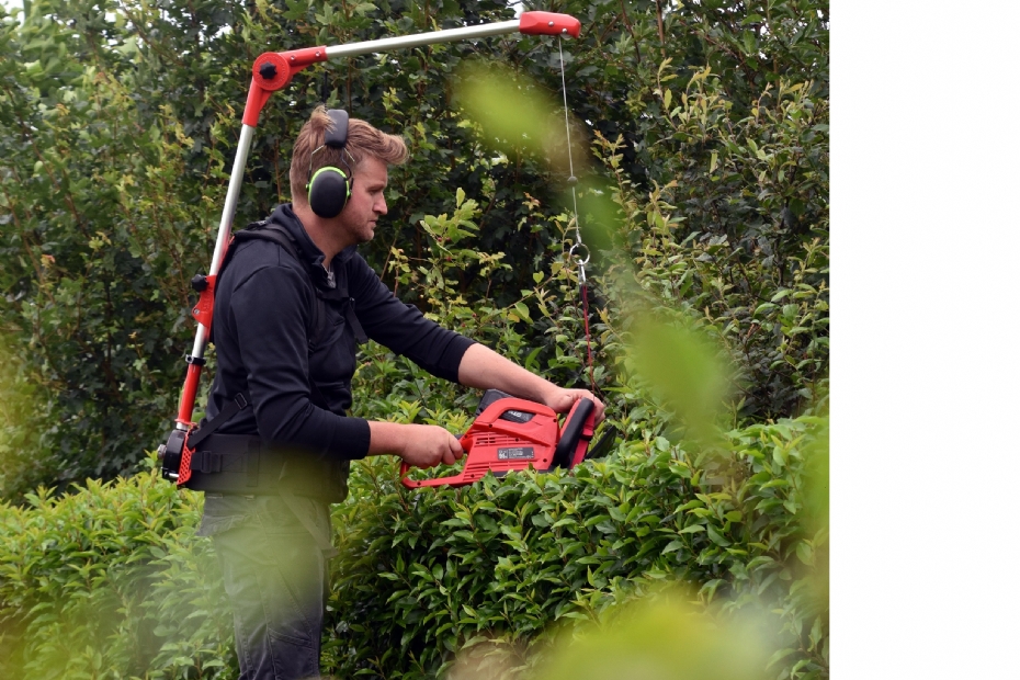 Elephants Trunk with new strap for battery hedge trimmers