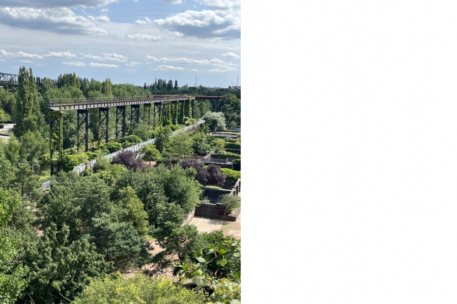The overgrown steel in Duisburg