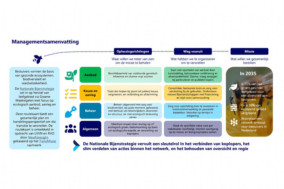 The roadmap 'Green Measures' - image via: National Bee Strategy