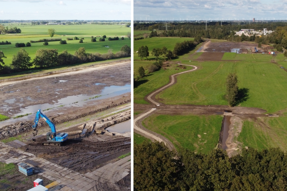 Phase 2 - drone images BEFORE and AFTER Phase 2 - drone images BEFORE and AFTER