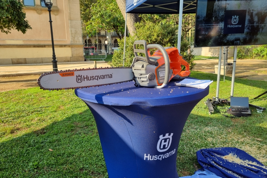 The updated battery chainsaw (Photo: NWST - Stad + Groen) The updated battery chainsaw (Photo: NWST - Stad + Groen)