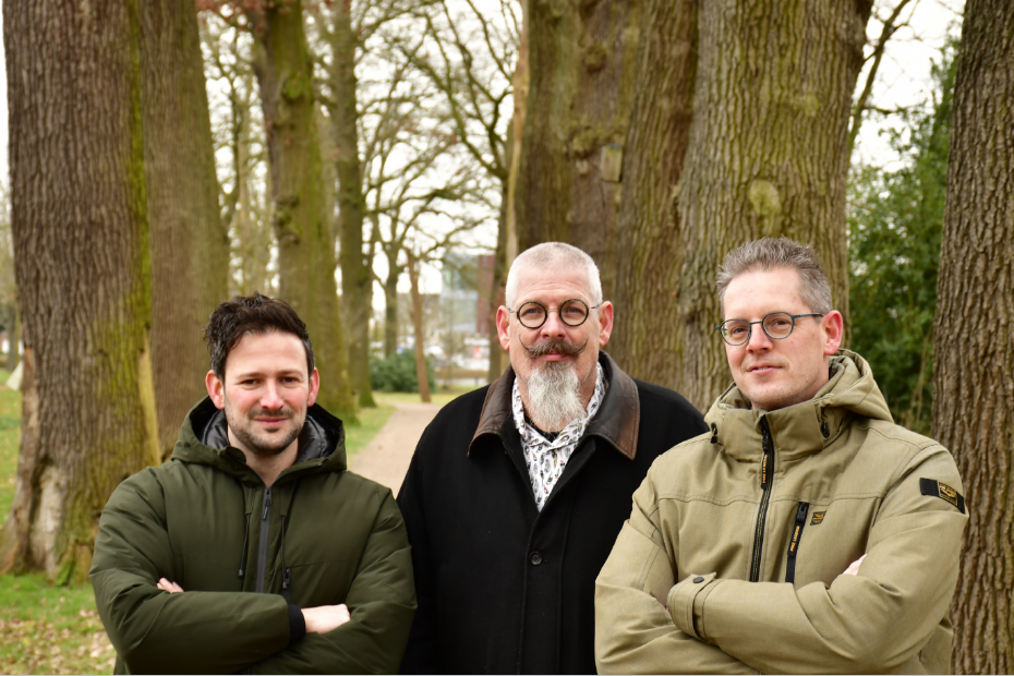 From left to right: Ruud Custers, Peter Scheepers, and Jeroen Burgman