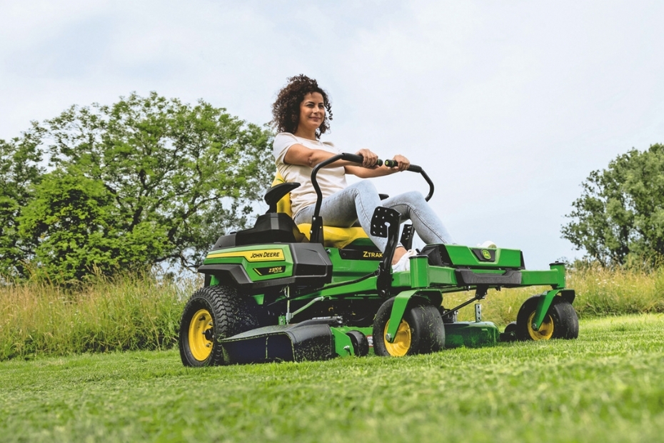 Archive photo. Introduction of John Deere battery-powered zero-turn mower for the European market