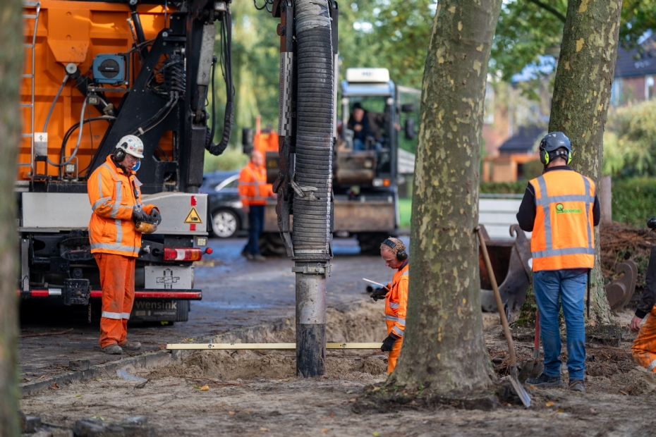 illustrative image: excavation work at a project in Groningen