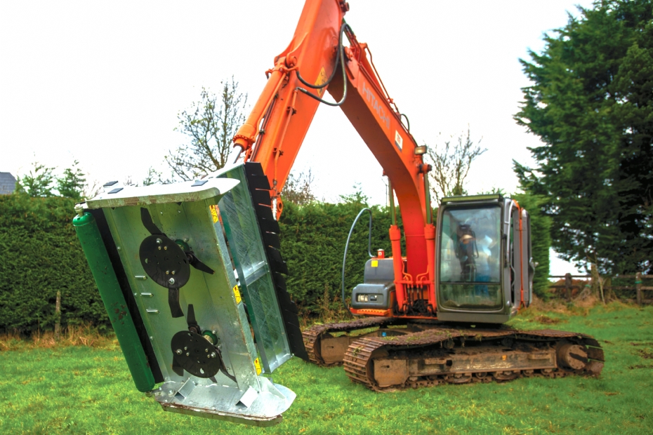 POWER MJ39-143 hedge trimmer: excavator with attachment POWER MJ39-143 hedge trimmer: excavator with attachment